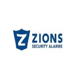 Zions Security Alarms logo with a blue shield and white "Z".