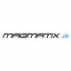 Logo mit schwarzer Schrift "MAGMATIX" und blauer Internetendung ".de" auf weißem Hintergrund.