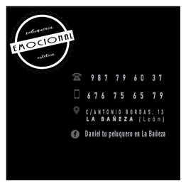 Teléfonos y dirección de la peluquería Emocional en La Bañeza, León.