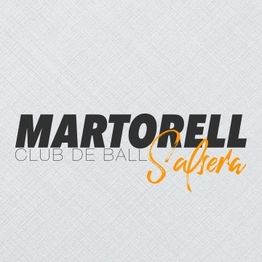 Texto: "Martorell Club de Ball Salsera" sobre fondo blanco.