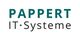 Logo mit Text "PAPPERT IT·Systeme" in grüner und schwarzer Schrift.