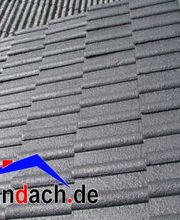 Dachbeschicht Frankfurter Pfanne besandet.