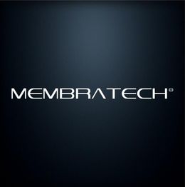 Schwarzer Hintergrund mit weißem "MEMBRATECH" Schriftzug in der Mitte.