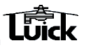 Logo mit einem Wasserhahn über dem Schriftzug "Luick".