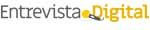 Texto "Entrevista Digital" con un ícono de teléfono entre las palabras.