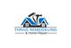 Logo of Thrive Remodeling & Home Repair with a blue house roof, hammer, and paint roller.