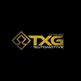 Gold TXG Automotive logo with "The Xenial Group" text on a black background.