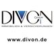 DIVON GmbH Logo mit Text: Immobilien & Versicherungen, Website: www.divon.de.