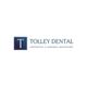 Tolley Dental logo with text "Aesthetic & General Dentistry" beside a blue square with "T".