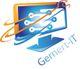 Logo von Gernert-IT: Stilisierter Bildschirm mit Schaltkreis und Schraubenschlüssel.