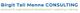 Logo von Birgit Tali Menne Consulting mit Text: "personal & organizational development | coaching | training".