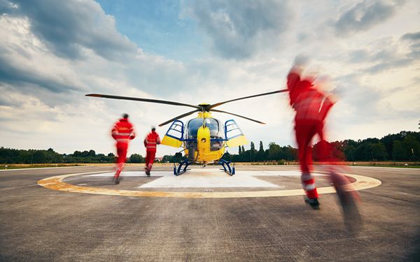 Helikopter Einsatz zur Luftrettung