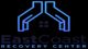 Logo of East Coast Recovery Center with two blue hands forming a house shape.