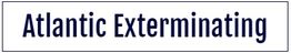 Text logo: "Atlantic Exterminating" in dark blue on a white background.