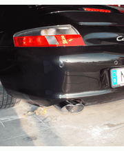 Porsche Stoßstange hinten nachher