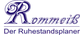 Logo mit stilisiertem "R", darunter steht "Rommeiß Der Ruhestandsplaner".