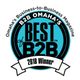 B2B Omaha's Best of B2B 2018 Winner badge in blue and black.