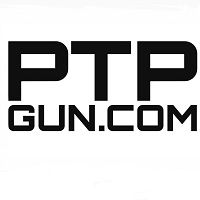 PTP GUN.COM logo in bold black lettering on a white background.