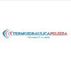 Logo di Termoidraulica Pelizza, Via Gramsci 73, La Spezia, con simbolo blu e rosso.