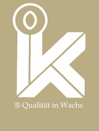 Logo mit großem stilisiertem "K" und Text "Qualität in Wachs" auf beigem Hintergrund.