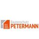 Logo mit Text "Bautenschutz PETERMANN" und "DACH WAND BODEN" neben einem roten Haus-Symbol.