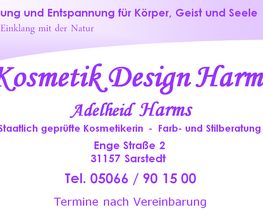 Kosmetik Design Harms Logo