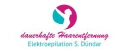 Logo von "dauerhafte Haarentfernung, Elektroepilation S. Dündar" mit stilisiertem Profilkopf.