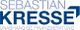 "Logo: Sebastian Kresse, unabhängige Finanzberatung in blauer und grauer Schrift."