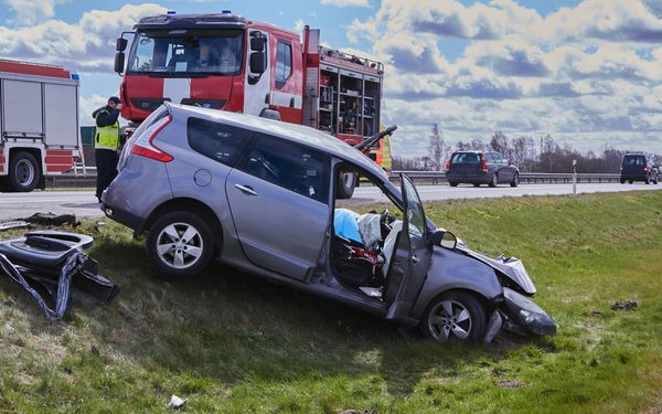 Fahrzeug wird gebergt