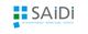 SAiDi-Logo mit blauen Kästchen. Text: Sicherheitsdienst, Bewachung, Detektei.