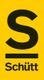Gelbes Logo mit schwarzem "S" und dem Schriftzug "Schütt" darunter.