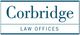 Corbridge Law Offices logo in blue text on a white background.
