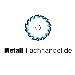 Logo: Stilisiertes Sägeblatt über dem Text "Metall-Fachhandel.de".