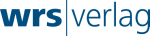 Logo des WRS Verlags, blaues "wrs" links, getrennt durch Linie, schwarzes "verlag" rechts auf weißem Hintergrund.