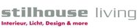Logo mit Text: "stilhouse living. Interieur, Licht, Design & more".