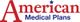 "Logo of American Medical Plans with a stylized star above the letter 'A'."