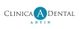 Logo de "Clínica Dental Antin" con letra "A" grande en un círculo azul.
