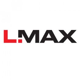 Logo mit Text "L:MAX" in Rot und Schwarz auf weißem Hintergrund.