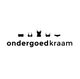 Logo met de tekst "ondergoedkraam" en iconen van ondergoed erboven.