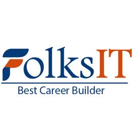 Logo of FolksIT with the slogan "Best Career Builder" beneath it.
