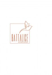 Logo mit Vogel und Text "BATTALICE INTERIOR DESIGN" in eleganter Schrift.