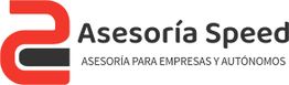 Logo de Asesoría Speed, con el texto "ASESORÍA PARA EMPRESAS Y AUTÓNOMOS".