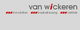 Logo von van wickeren mit den Worten: Immobilien, Baubetreuung, Vertrieb.