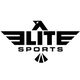 Logo of "Elite Sports" with stylized text and abstract wings.