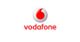 Vodafone-Logo mit rotem Symbol und Schriftzug auf weißem Hintergrund.