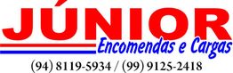 Júnior Encomendas e Cargas com números de contato: (94) 8119-5934 e (99) 9125-2418.