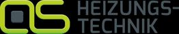 Logo mit grünem "GS" und grauem "HEIZUNGS-TECHNIK"-Text auf schwarzem Hintergrund.