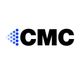 CMC logo with blue dotted arrowhead on the left.
