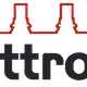 Logo con scritta "Elettro B" e sagome di skyline rosso sopra.