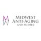 Logo for Midwest Anti-Aging and MedSpa with stylized 'M' in purple and gray.
